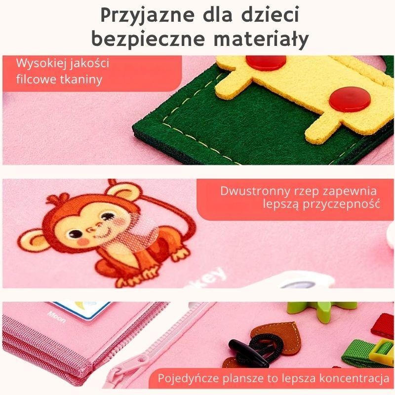 Bezpieczne elementy z filcu i tkaniny – przyjazne dla dzieci powyżej 2 roku życia